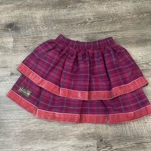 Matilda Jane
Plaid Skirt
Purple/Pink
Size 6
Pre loved condition